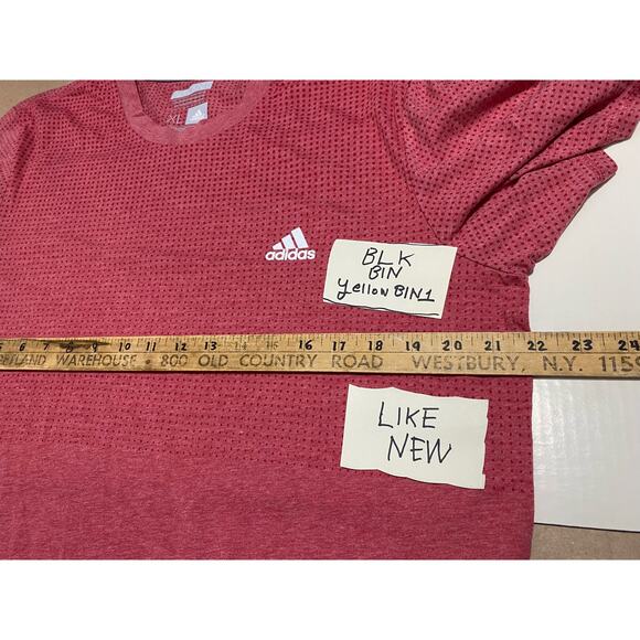 Adidas Mens Aeroready Short Sleeve Training Shirt Size XL Red and Blue bundle - Picture 5 of 7